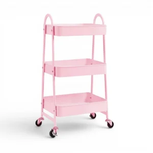 CARRITO AUXILIAR ROSA